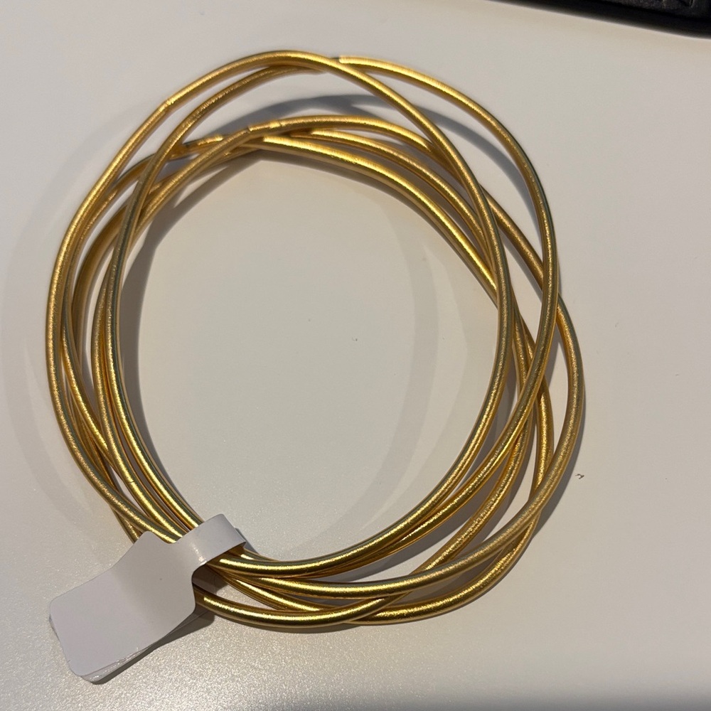 5 Gold plated bracelet bundle